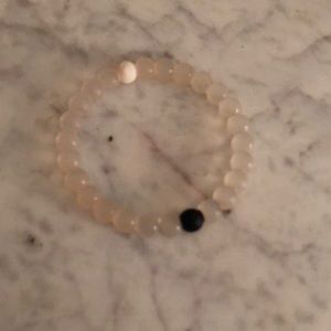 Lokai Clear and Black Bracelet